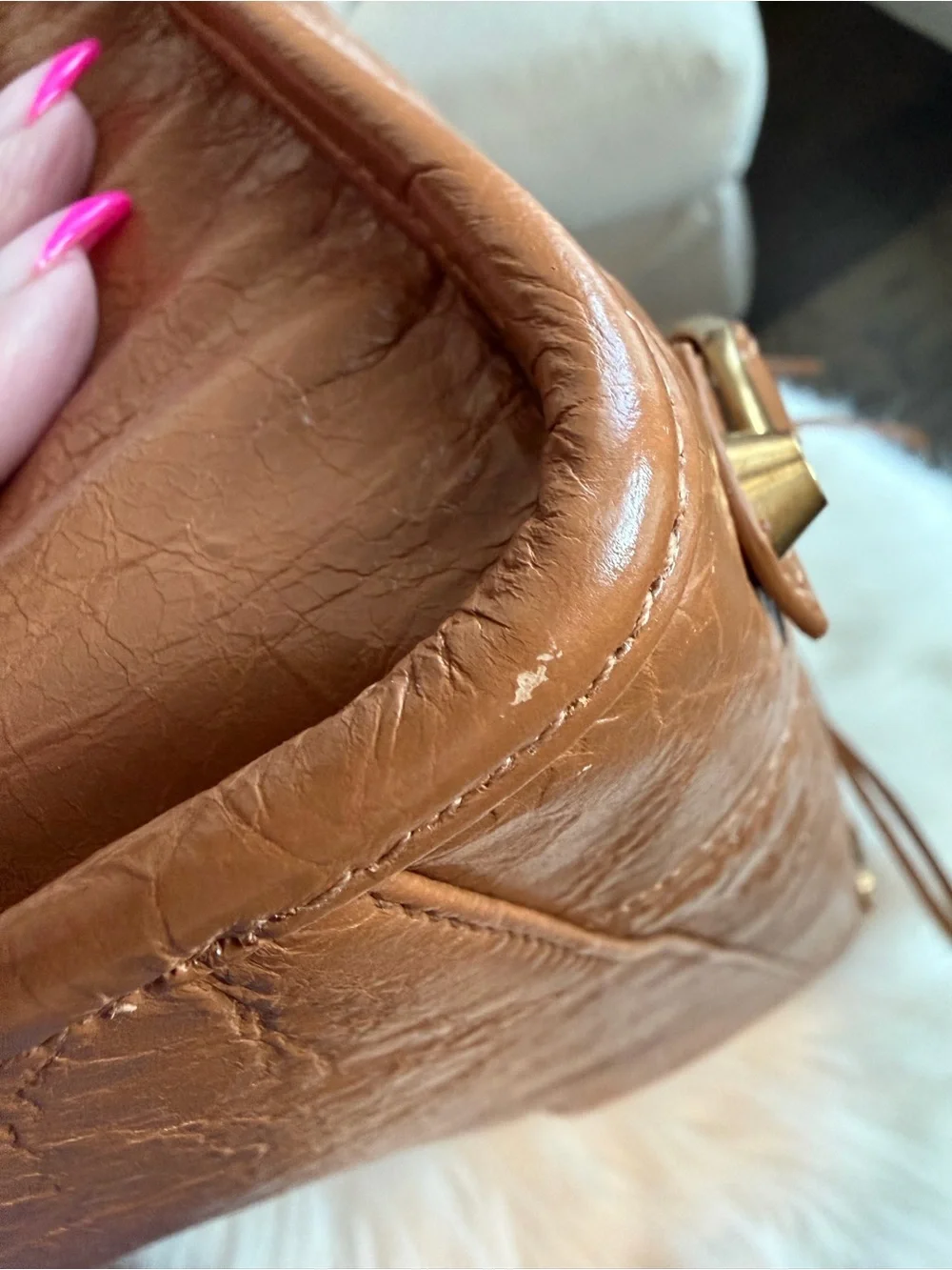 Balenciaga LE CITY BAG MEDIUM IN CAMEL